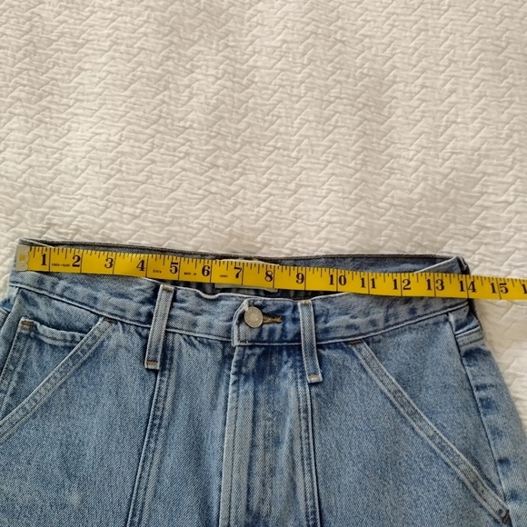 Agolde Cooper Cargo Jeans In Light Wash Sz 26 - Picture 10 of 12